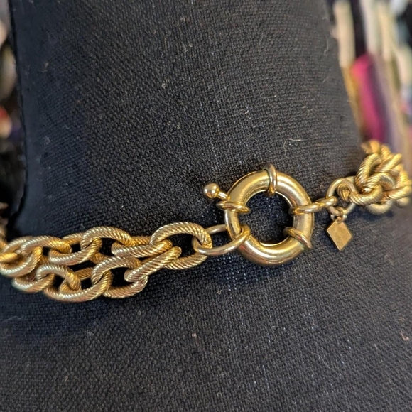 Banana Republic Vintage Gold Tone Charm Necklace - Picture 5 of 6